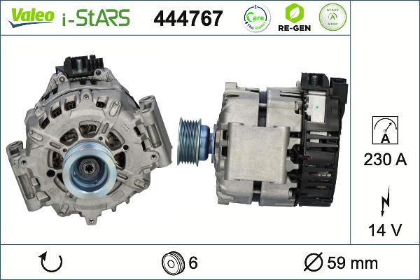 VALEO 444767 - Пусковий генератор autozip.com.ua