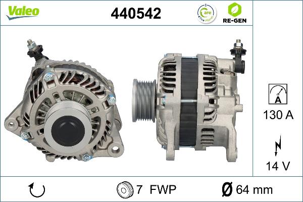 VALEO 440542 - Генератор autozip.com.ua