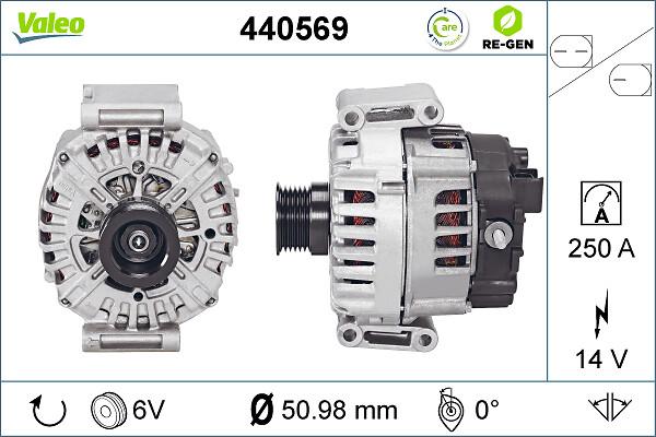 VALEO 440569 - Генератор autozip.com.ua