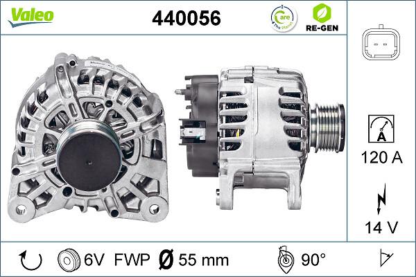 VALEO 440056 - Генератор autozip.com.ua