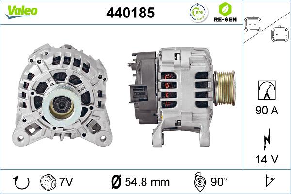 VALEO 440185 - Генератор autozip.com.ua