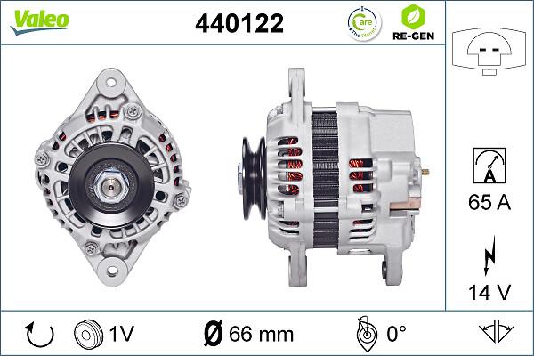 VALEO 440122 - Генератор autozip.com.ua