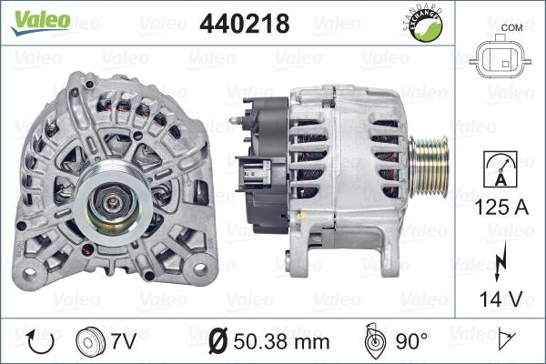 Valeo 440218 - Генератор autozip.com.ua