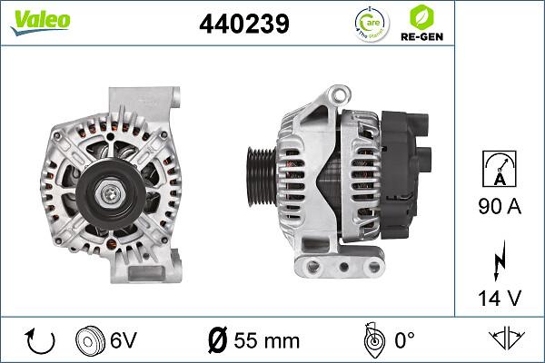 VALEO 440239 - Генератор autozip.com.ua