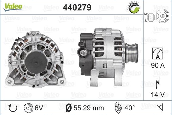 Valeo 440279 - Генератор autozip.com.ua