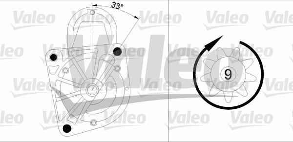 Valeo 455958 - Стартер autozip.com.ua