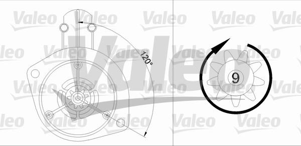 Valeo 455911 - Стартер autozip.com.ua