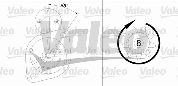 Valeo 455913 - Стартер autozip.com.ua