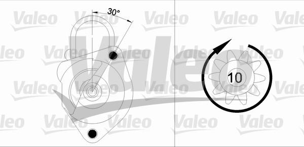 Valeo 455933 - Стартер autozip.com.ua