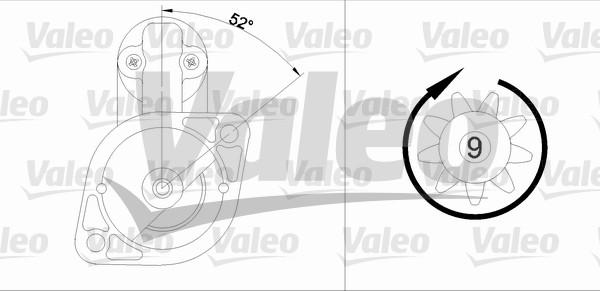 Valeo 455920 - Стартер autozip.com.ua