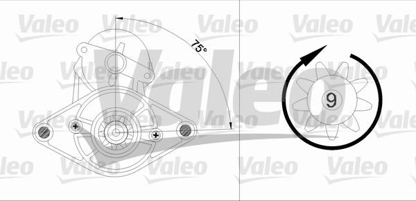 Valeo 455923 - Стартер autozip.com.ua