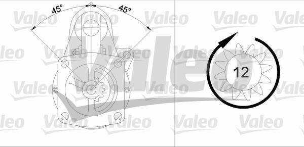 Valeo 455509 - Стартер autozip.com.ua