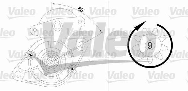 Valeo 455587 - Стартер autozip.com.ua