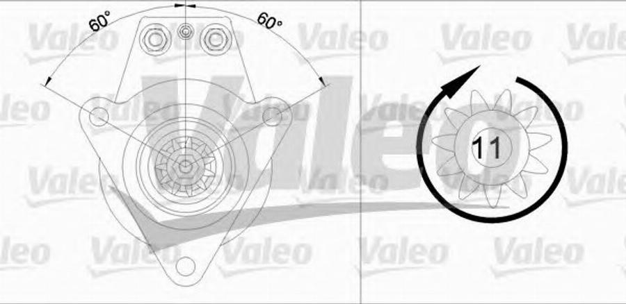 Valeo 455 535 - Стартер autozip.com.ua