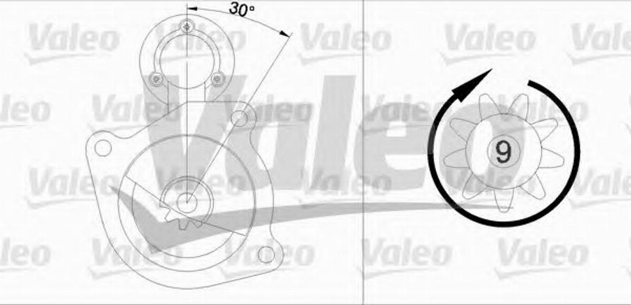 Valeo 455618 - Стартер autozip.com.ua