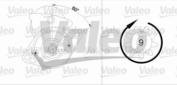 Valeo 455612 - Стартер autozip.com.ua