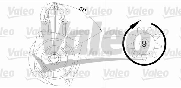 Valeo 455683 - Стартер autozip.com.ua