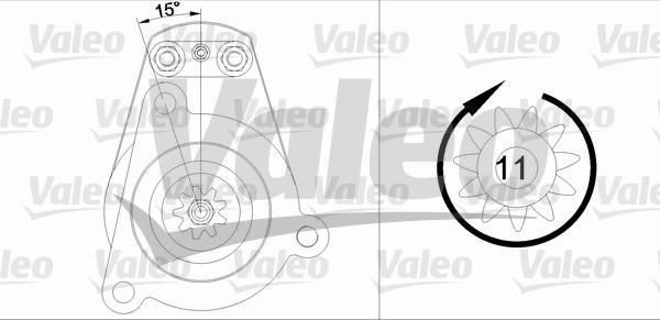 Valeo 455620 - Стартер autozip.com.ua