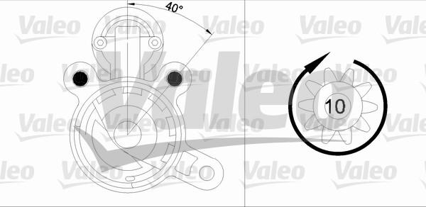 Valeo 455890 - Стартер autozip.com.ua