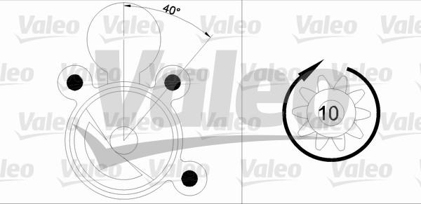 Valeo 455891 - Стартер autozip.com.ua