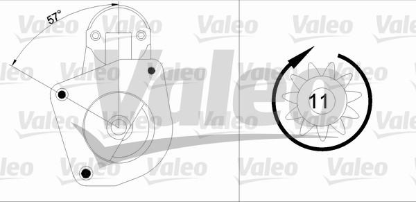 Valeo 455872 - Стартер autozip.com.ua