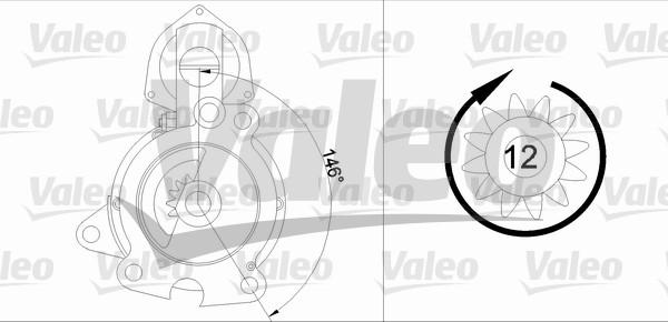 Valeo 455703 - Стартер autozip.com.ua