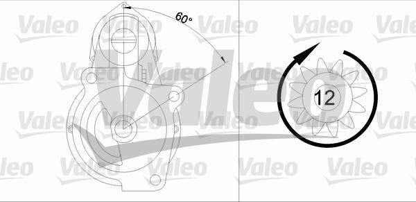 Valeo 455702 - Стартер autozip.com.ua