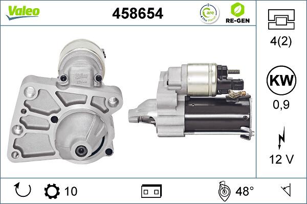 VALEO 458654 - Стартер autozip.com.ua