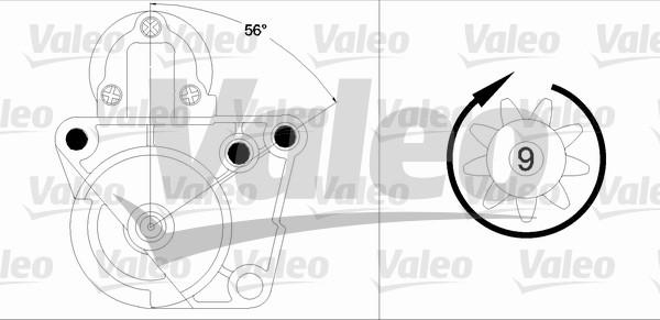 Valeo 458196 - Стартер autozip.com.ua