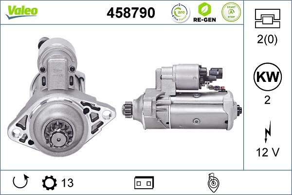 VALEO 458790 - Стартер autozip.com.ua