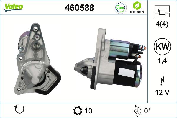 VALEO 460588 - Стартер autozip.com.ua