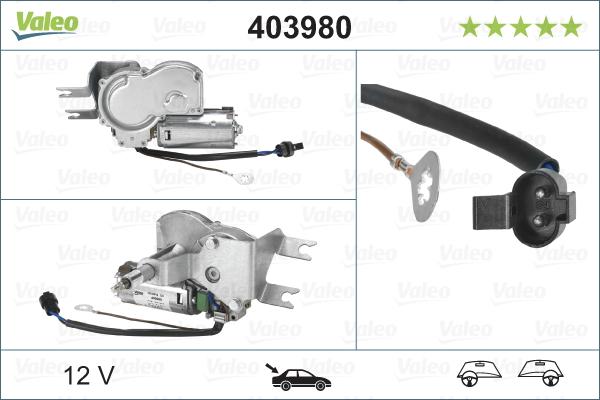 Valeo 403980 - Двигун склоочисника autozip.com.ua