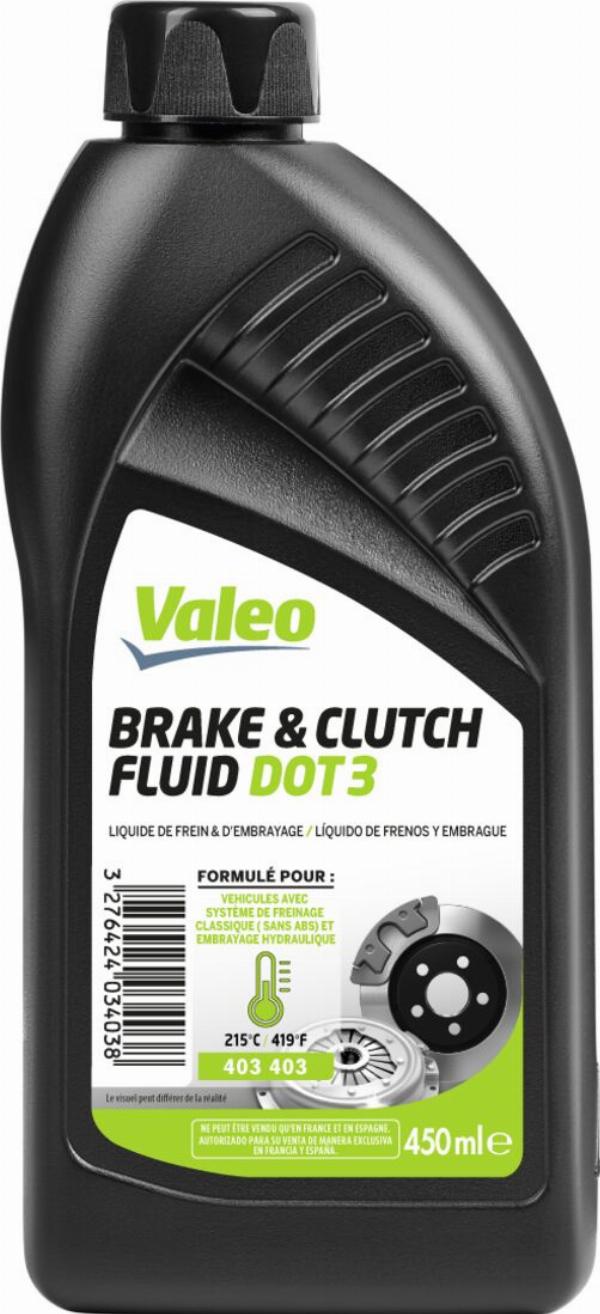 VALEO 403403 - Гальмівна рідина autozip.com.ua