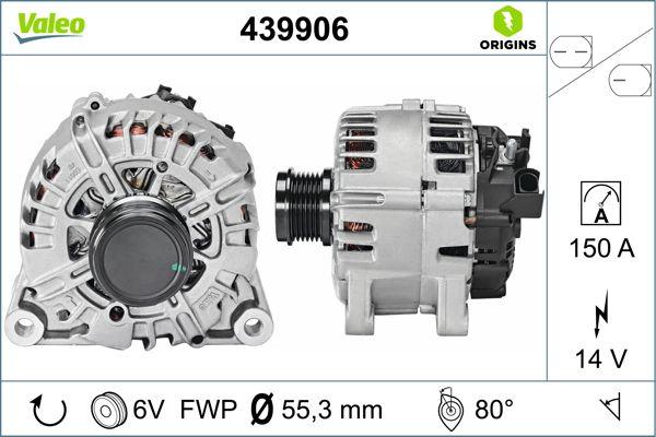 VALEO 439906 - Генератор autozip.com.ua