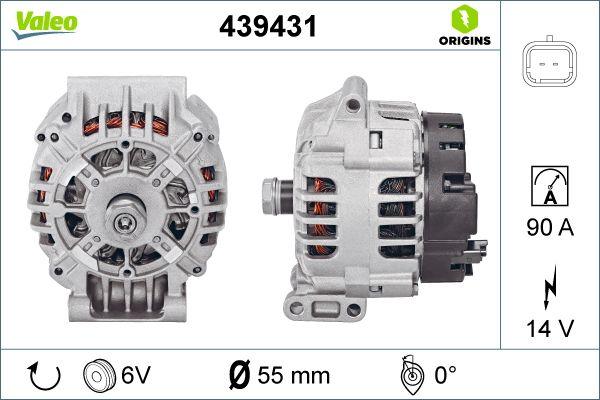 VALEO 439431 - Генератор autozip.com.ua