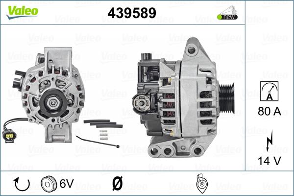 Valeo 439589 - Генератор autozip.com.ua