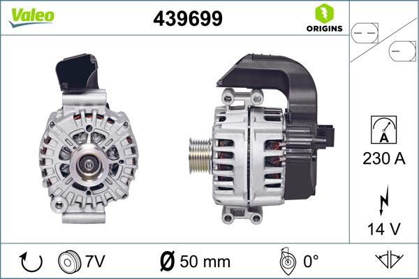 VALEO 439699 - Генератор autozip.com.ua