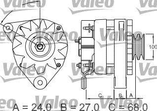 Valeo 439099 - Генератор autozip.com.ua