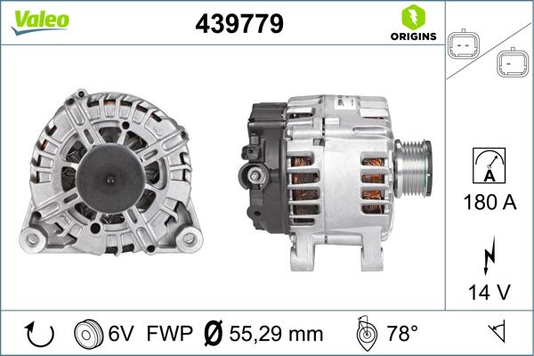 VALEO 439779 - Генератор autozip.com.ua