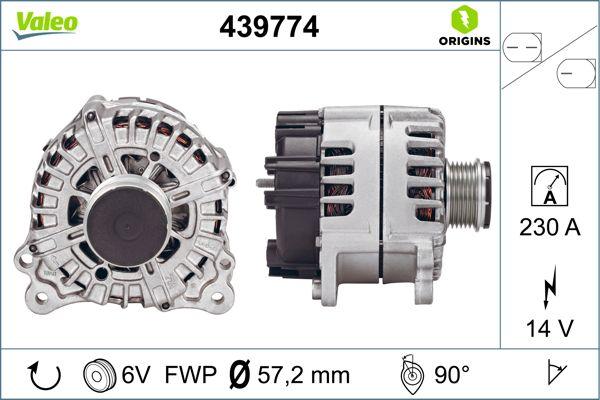 VALEO 439774 - Генератор autozip.com.ua