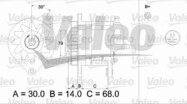 Valeo 436498 - Генератор autozip.com.ua