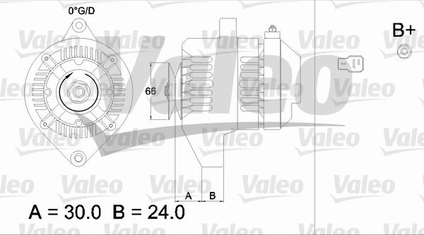 Valeo 436497 - Генератор autozip.com.ua