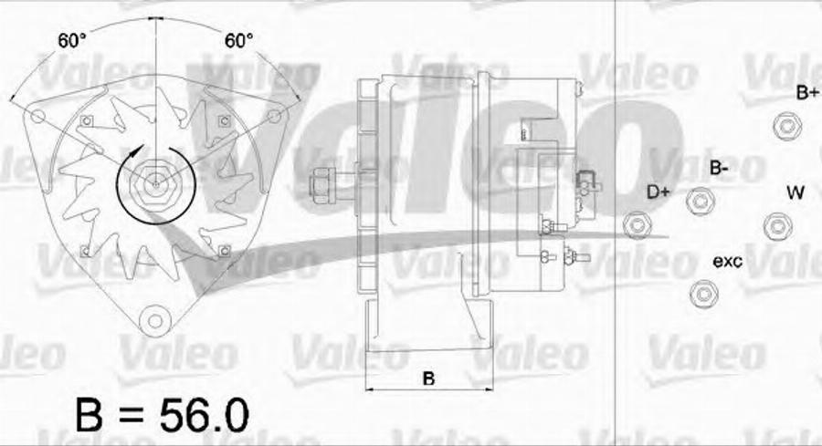 Valeo 436 414 - Генератор autozip.com.ua