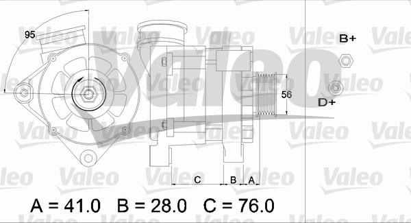 Valeo 436410 - Генератор autozip.com.ua