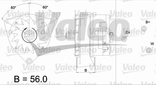 Valeo 436420 - Генератор autozip.com.ua