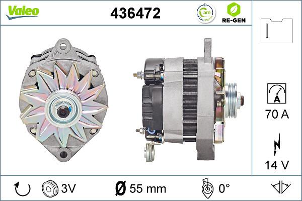 VALEO 436472 - Генератор autozip.com.ua