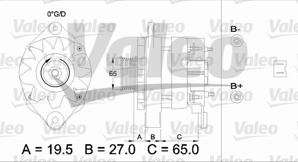 Valeo 436594 - Генератор autozip.com.ua