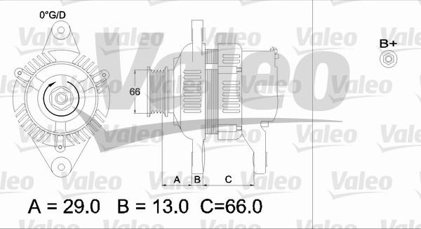 Valeo 436548 - Генератор autozip.com.ua