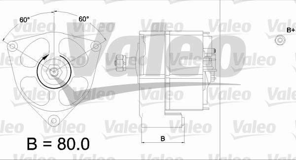 Valeo 436568 - Генератор autozip.com.ua