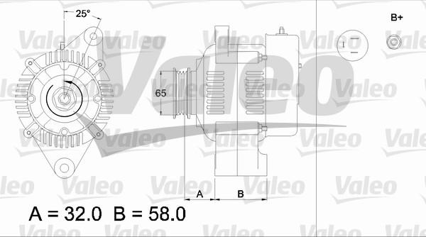 Valeo 436516 - Генератор autozip.com.ua